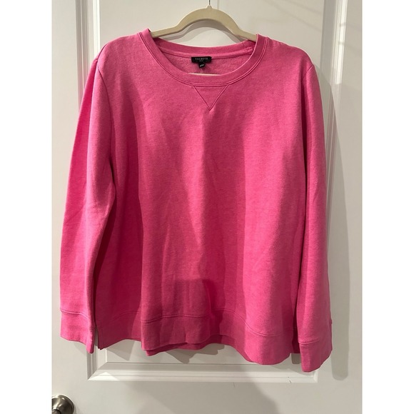 Talbots Sweaters - NEW Talbots Pink Pullover Sweatshirt Crewneck size PXL
